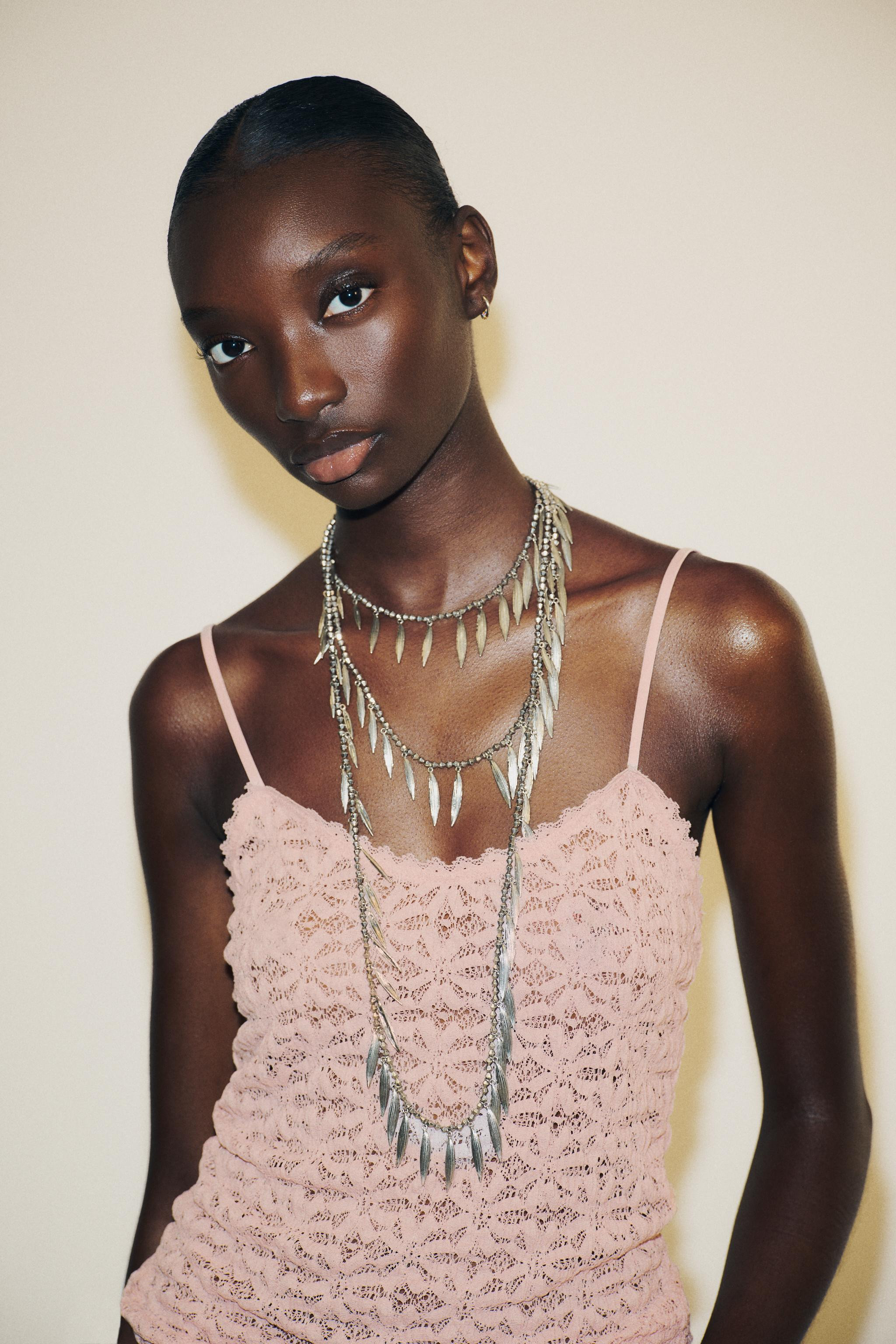 LACE STRAPPY TOP | Zara US