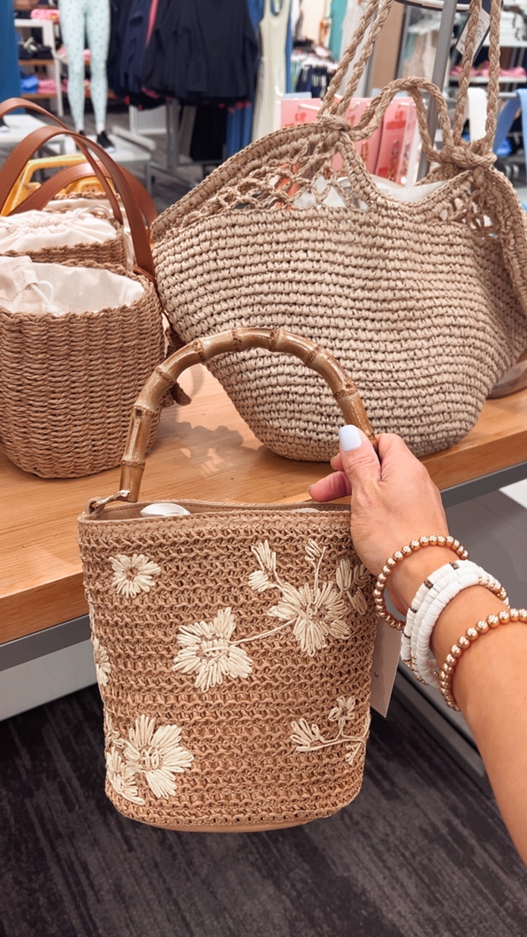Spring and summer handbags and totes are on sale!’ Straw bags, beach bags, Mother’s Day gift ideas, beach bags, summer style, vacation style, Target.

#LTKMothersDay #LTKSaleAlert #LTKSeasonal