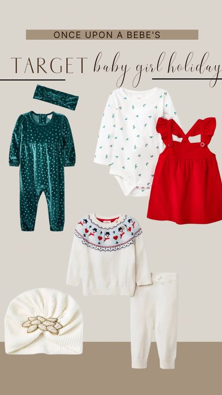 Target baby girl holiday // baby winter outfits // Christmas newborn 

#LTKSeasonal #LTKbump #LTKbaby