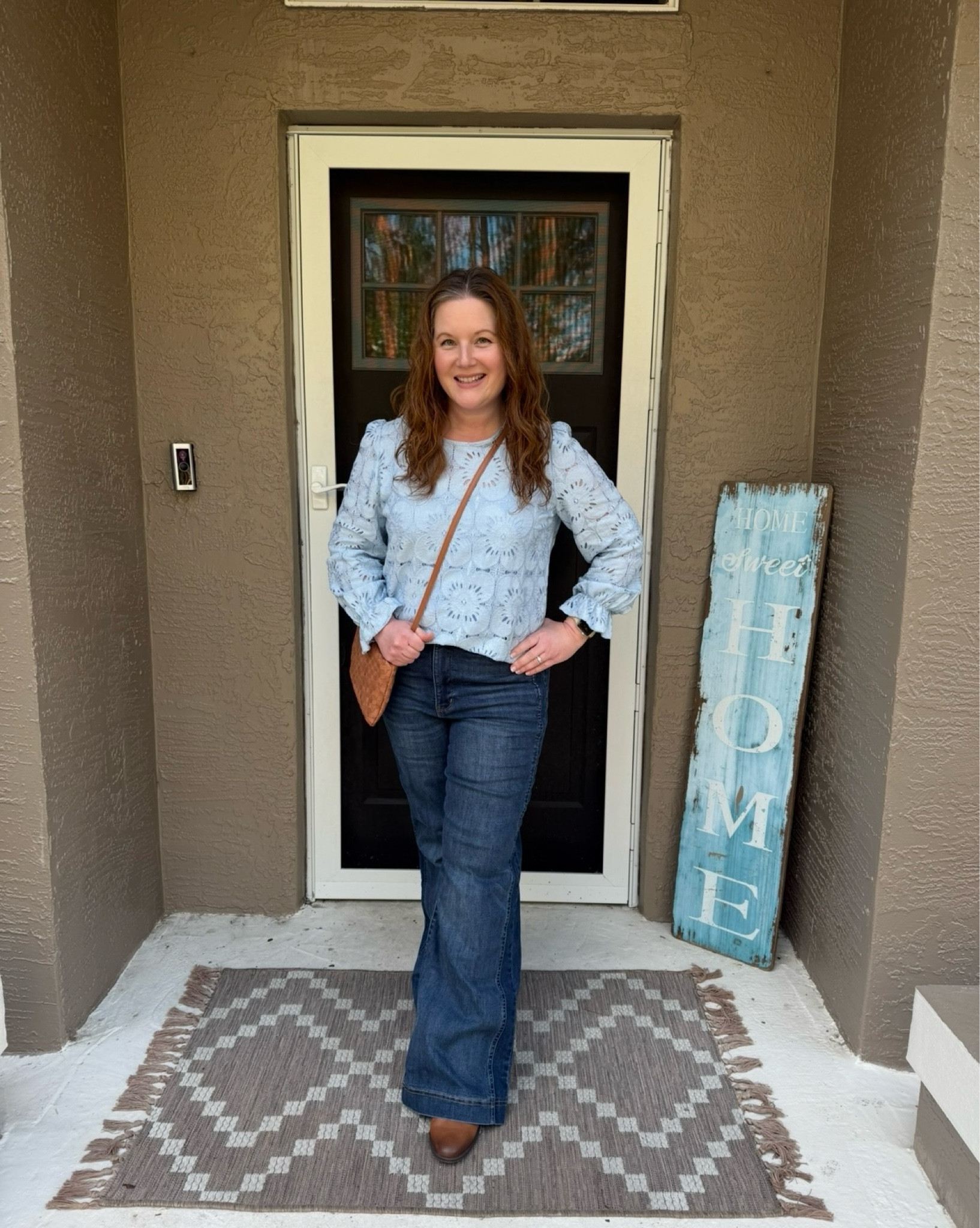 Cupshe, eyelet top, Amazon Spring fashion, baby blue, Nordstrom style, Wit and Wisdom denim, jeans, Sam Edelman boots, Madewell bag, petite jeans, wide leg denimm

#LTKStyleTip #LTKPetite #LTKFindsUnder100