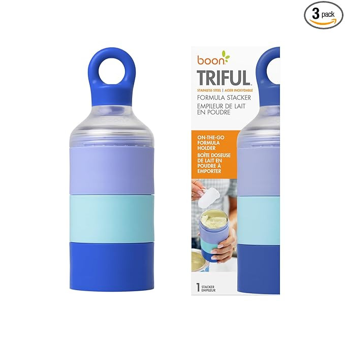 Boon Triful Baby Formula Dispenser On The Go - Insulated Stainless Steel Formula Containers with ... | Amazon (US)