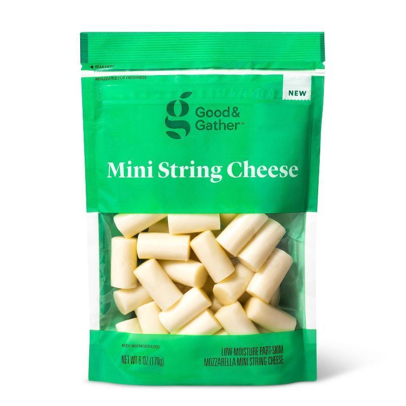 Mozzarella Mini String Cheese Bites - 6oz - Good & Gather™ | Target