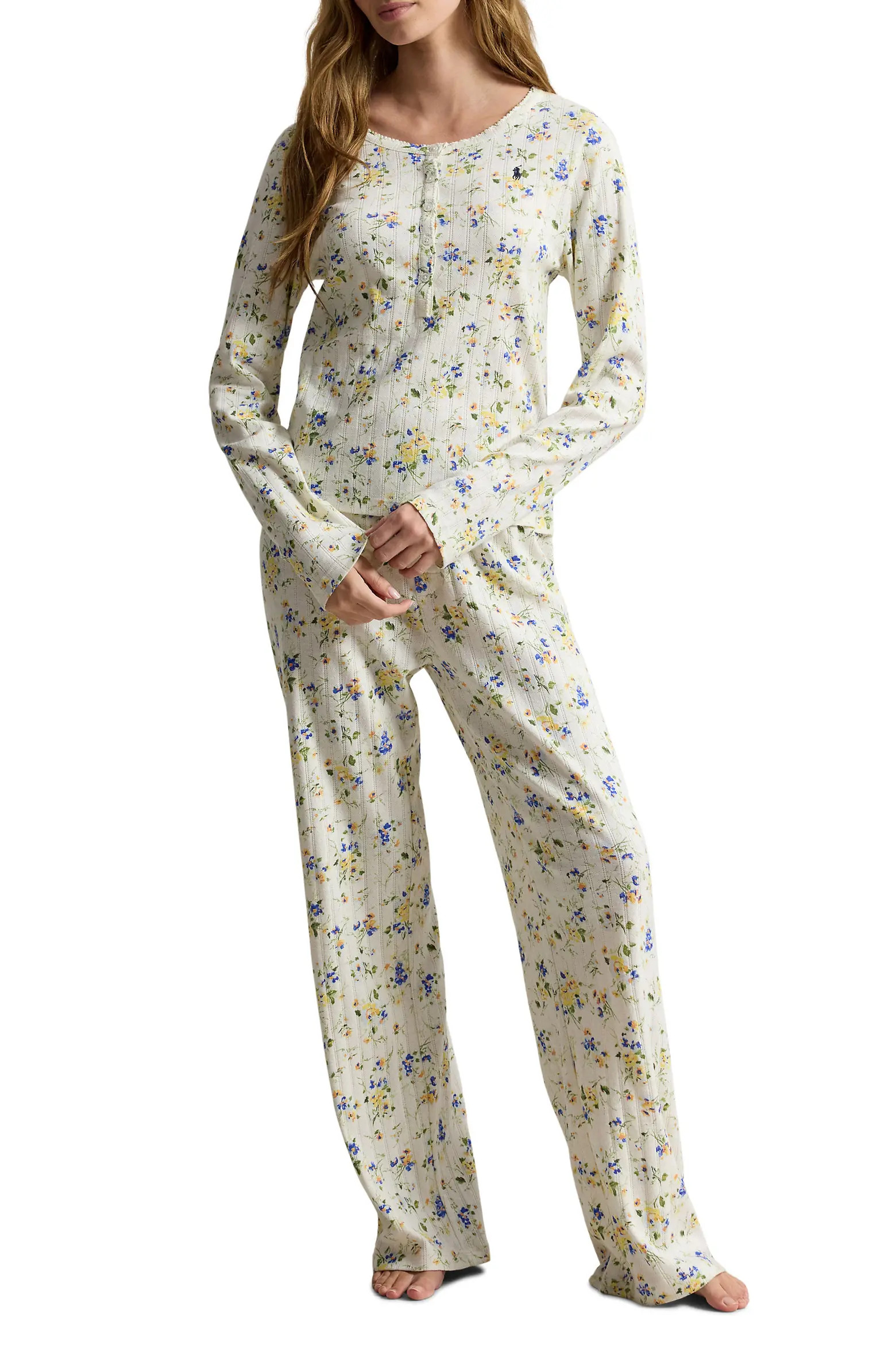 Henley Cotton Pajamas (Women) | Nordstrom | Nordstrom