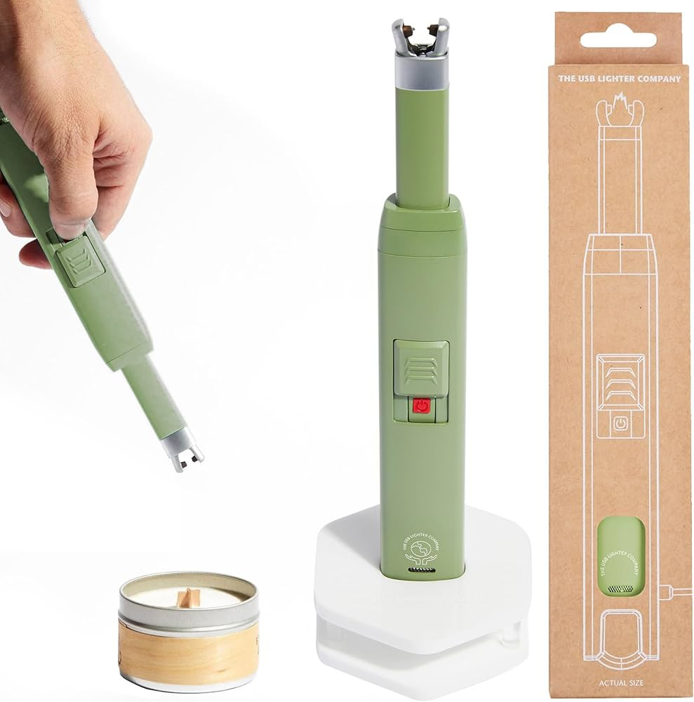The USB Lighter Company Electric Candle Lighter - Rechargeable, Flameless, & Windproof Torch Stic... | Amazon (US)