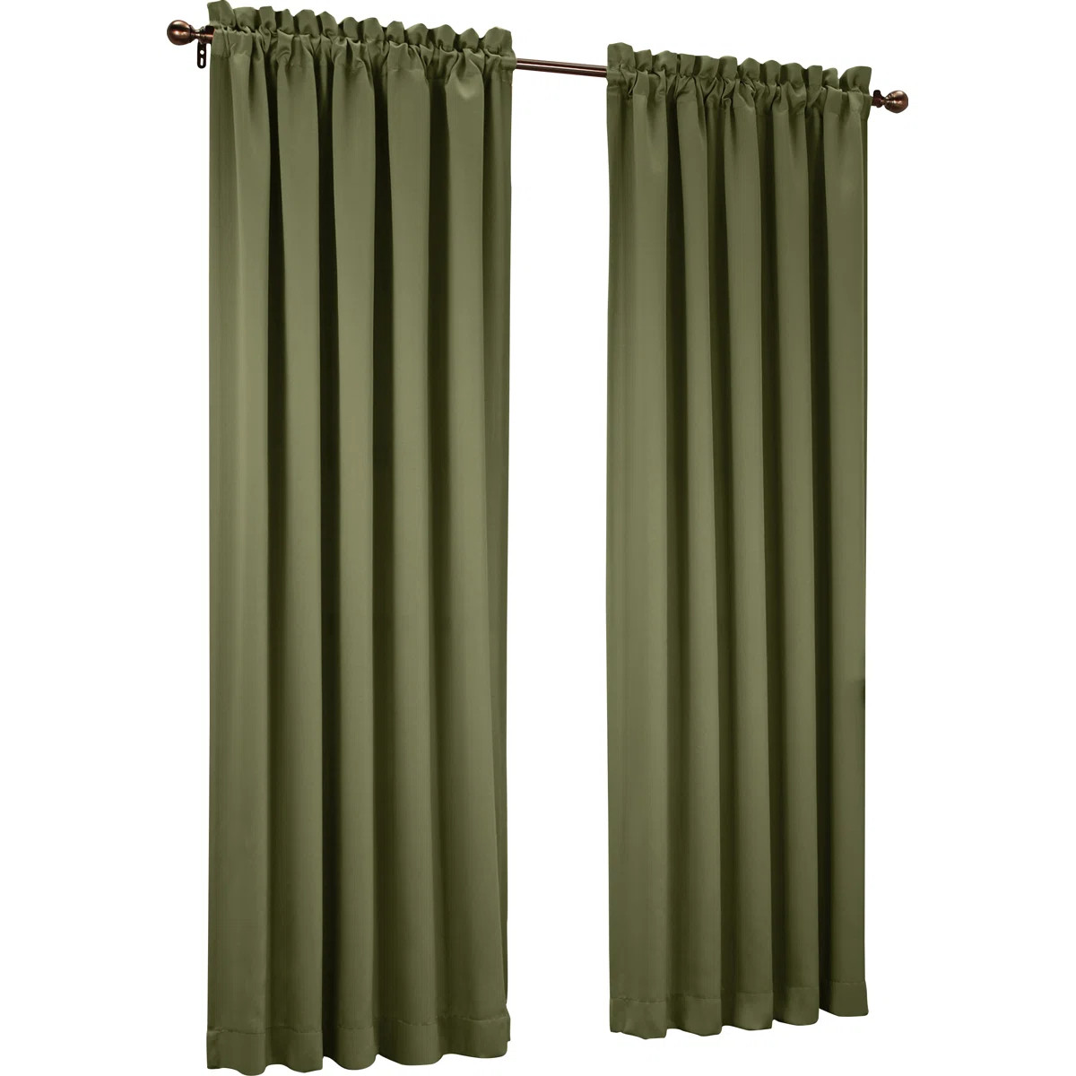 Millen Polyester Room Darkening Single Curtain Panel Single Panel | Wayfair North America