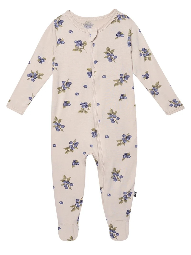 Modern Moments by Gerber Baby Neutral Super Soft Viscose Two-Way Zip Sleep 'N Play Footed Pajamas... | Walmart (US)