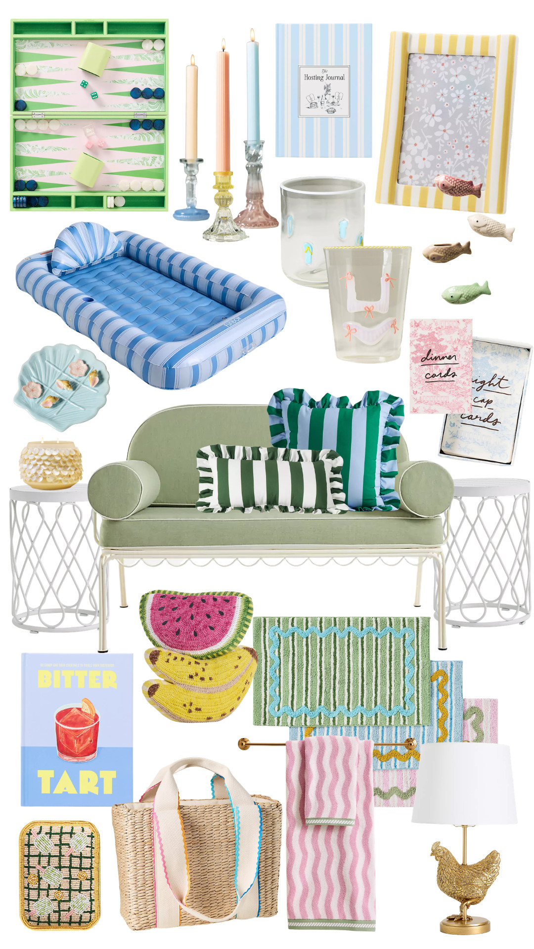hosting season is here ☀️🩵🍹 everything you need for the ultimate outdoor summer setup—extra seating for guests, a hosting journal to keep it all together, conversation cards to keep things fun, the cutest new icon juice glasses, and games for long, sunny afternoons. 

 

#LTKSeasonal #LTKHome