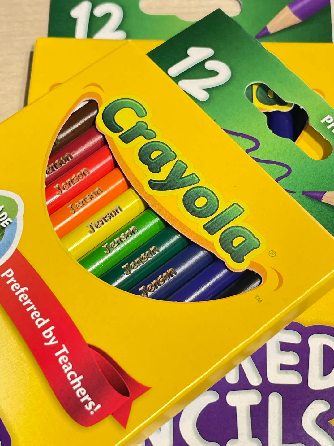 Personalized Crayola Colored Pencils for Back to School Elementary Kindergarten Gift | Laser Engr... | Etsy (US)