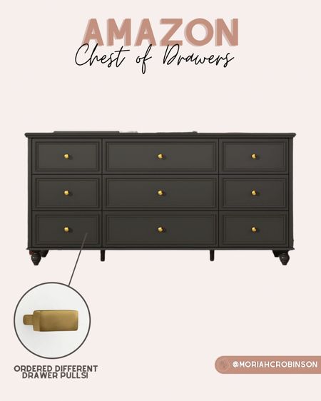 Amazon chest of drawers we ordered for the new house! I changed out the drawer pulls for some brass ones from pottery barn! 

#LTKFind #LTKhome #LTKstyletip