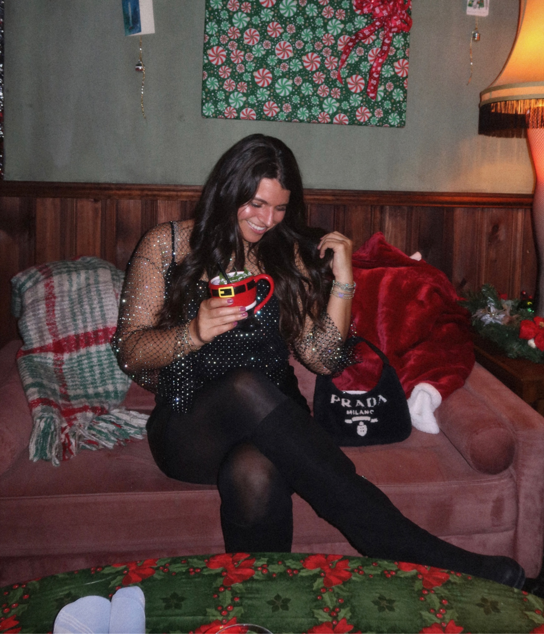 Such a cute sheer top that you can style so many different ways! On Amazon prime. I styled it with a crop black tank under and a faux leather mini skirt with black tights and knee high black heel boots! 

Christmas outfit / holiday outfit / New Year’s Eve outfit 

#LTKHoliday #LTKfindsunder50 #LTKSeasonal