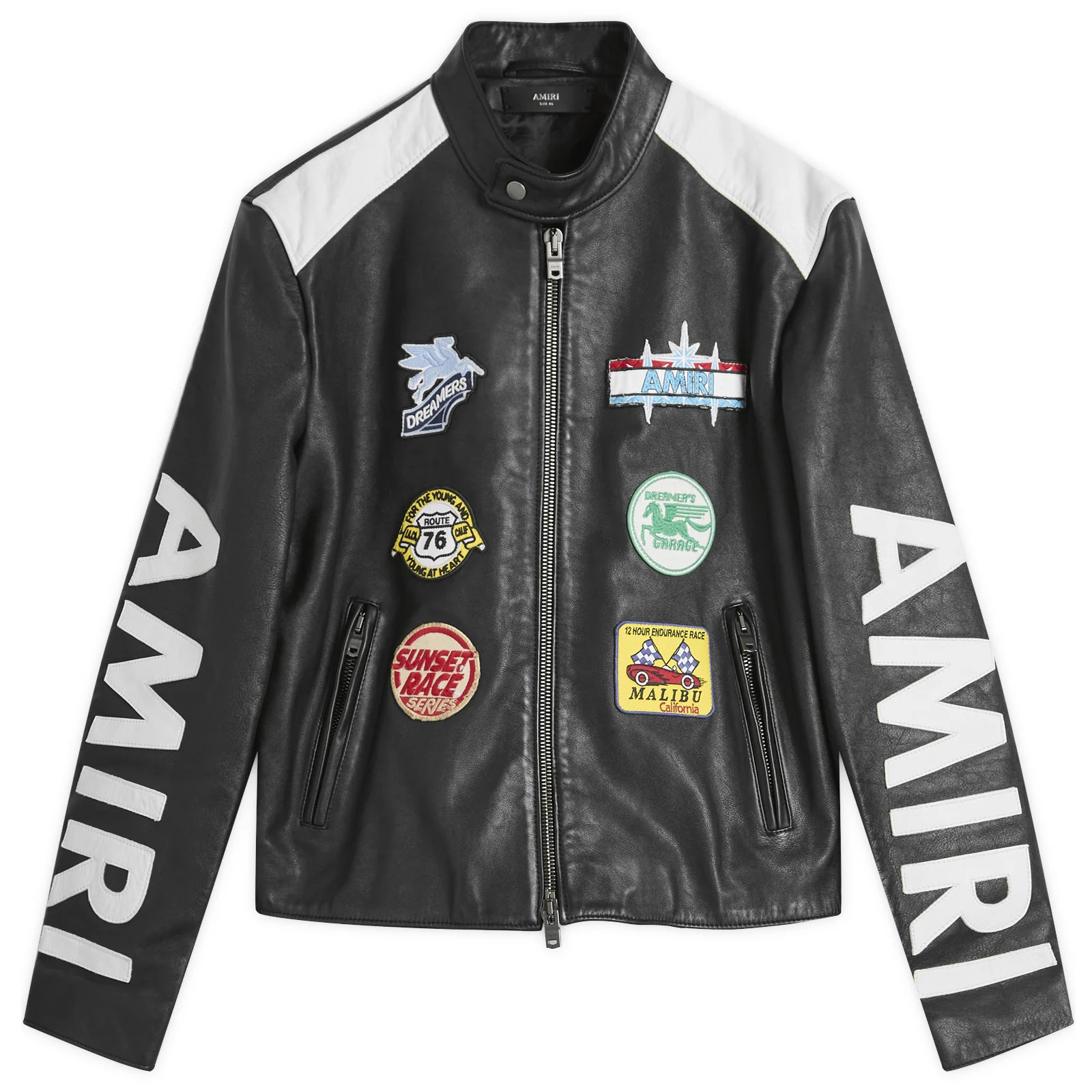 AMIRI Men's Patch Racer Jacket in Black, Size IT 48 | END. Clothing