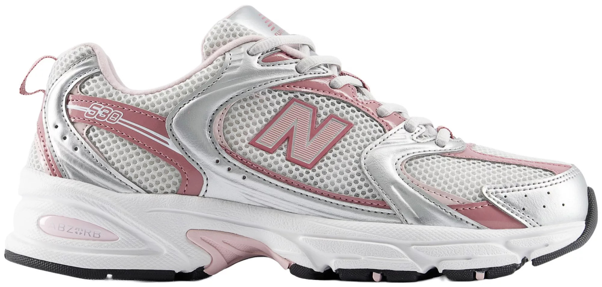 New Balance 530 Shoes, Men's, M8.5/W10, Rosewood/Silver Metallic | DICK'S Sporting Goods