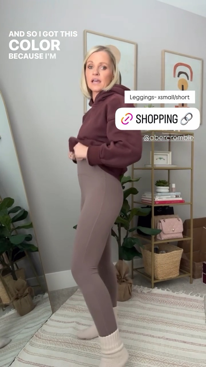 I’m loving these leggings from @abercrombie! They fit and feel amazing!  I’m wearing an xsmall/short  

#LTKmomlife #LTKPetite #LTKSaleAlert