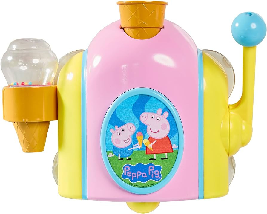 Toomies Peppa Pig Bubble Ice Cream Maker Bubble Bath Toy - Toddler Bath Toys Bubble Maker - Peppa... | Amazon (US)