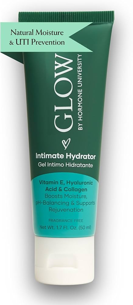 Glow Vaginal Moisturizer, Hormone-Free Intimate Hydrator, Vulva Gel with Collagen, Aloe Vera & Hy... | Amazon (US)