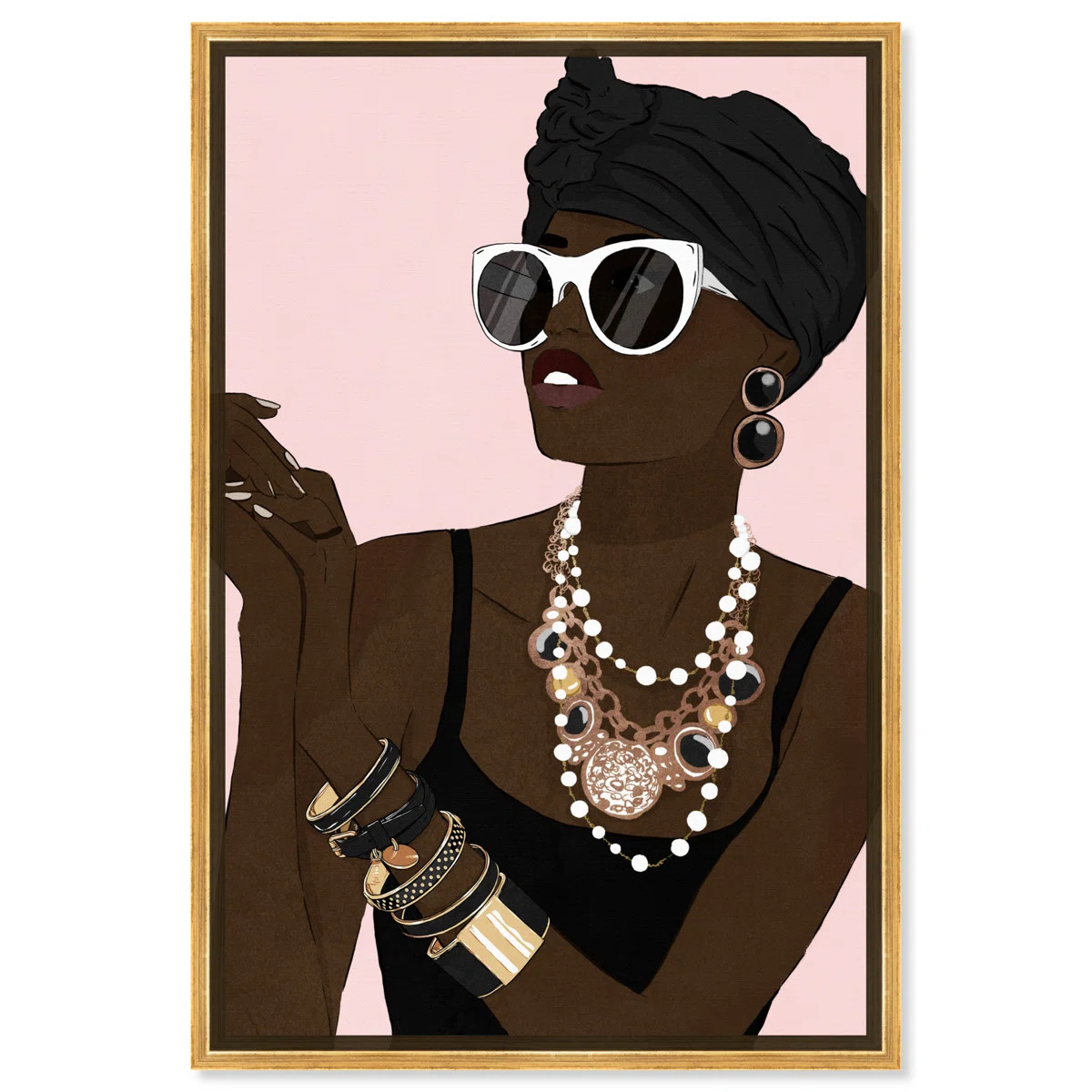 " Fashion Girl Simple Portraits " | Wayfair North America