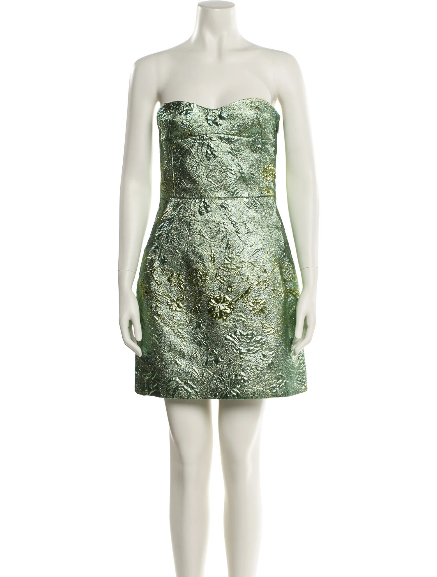Gucci Jacquard Mini Dress - Green Dresses, Clothing - GUC1968153 | The RealReal | The RealReal