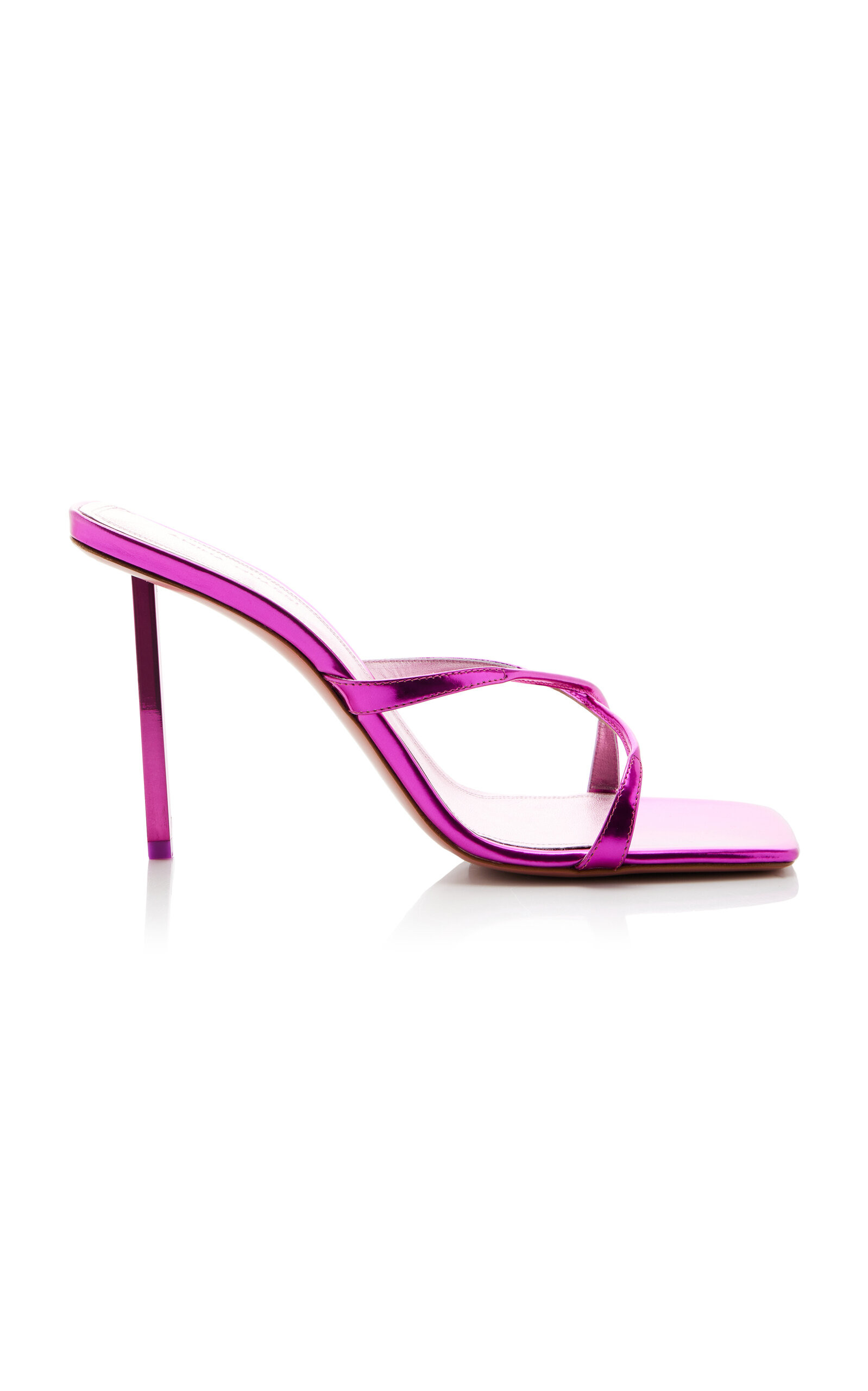 Adriana Metallic-Leather Sandals | Moda Operandi (Global)