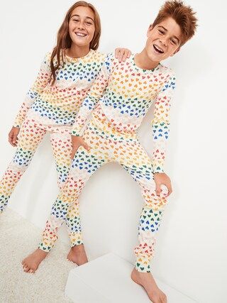 Matching Gender-Neutral Printed Snug-Fit Pajama Set for Kids | Old Navy (US)