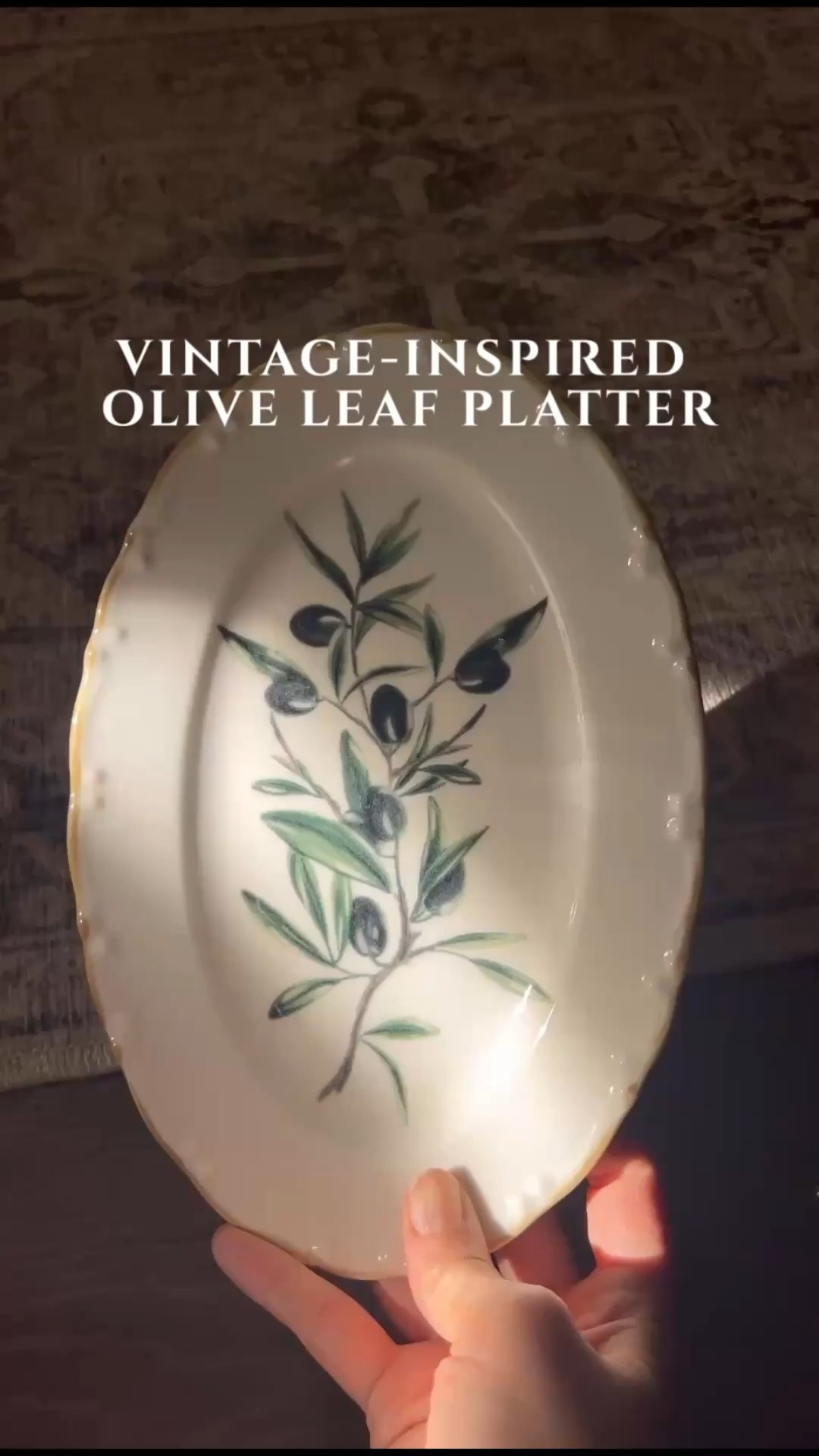 Vintage Inspired Olive Leaf platter for beautiful! 

#LTKHome