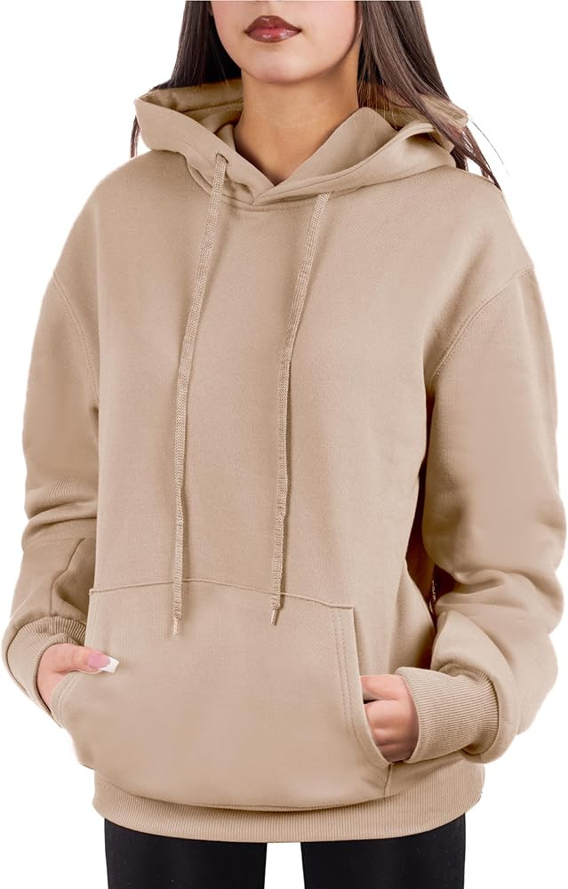 Womens Hoodies Pullover Fleece Sweatshirts Long Sleeve Hoodie With Front Pocket | Amazon (US)