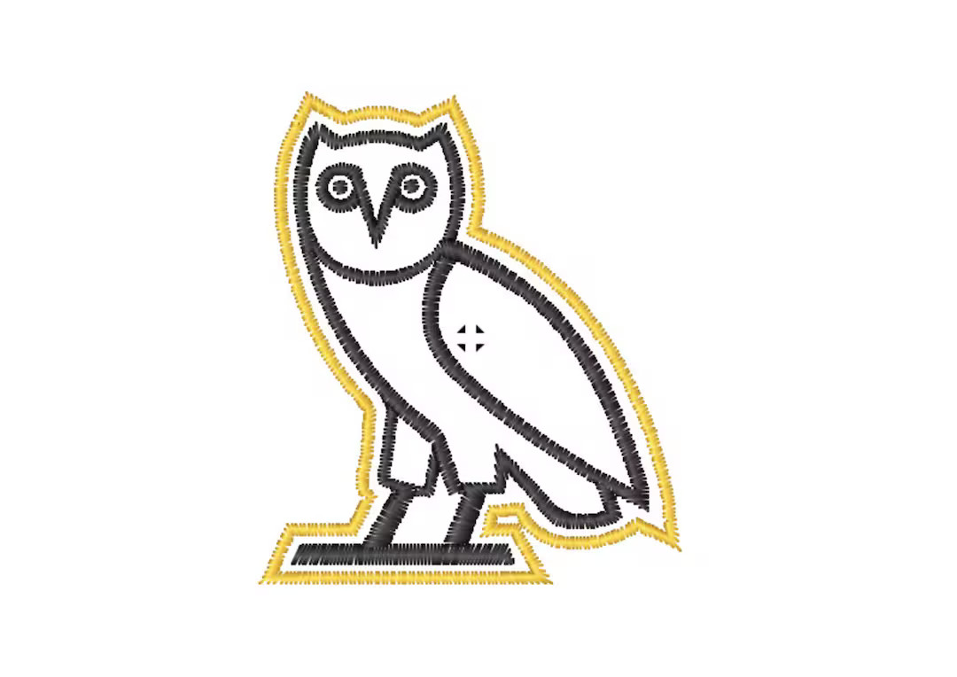 OVO Owl Embroidery Design 2 Inch – Side Hat Patch - Etsy | Etsy (US)