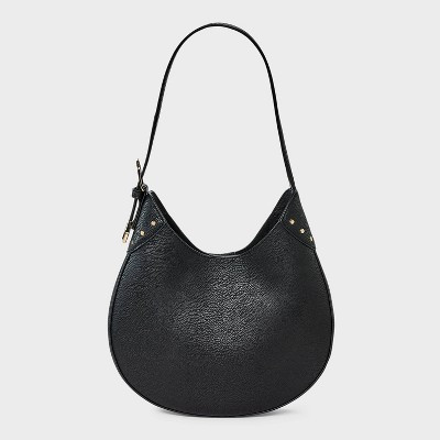 Curved Shoulder Bag - Universal Thread™ Black | Target