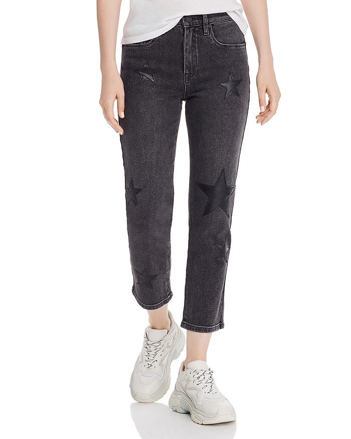 Star-Appliqué Straight-Leg Jeans in Ever After | Bloomingdale's (US)