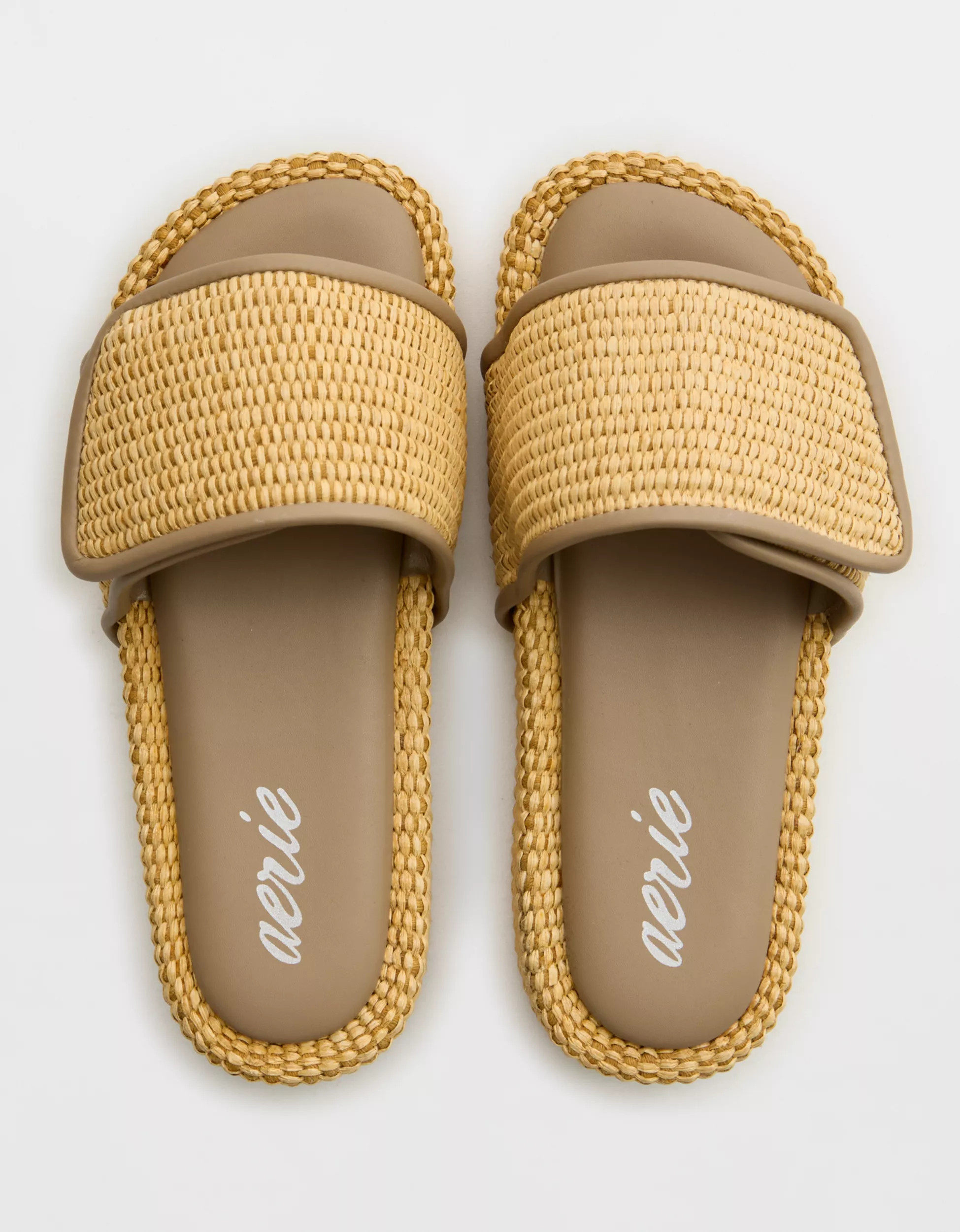 Aerie Straw Sandal | Aerie