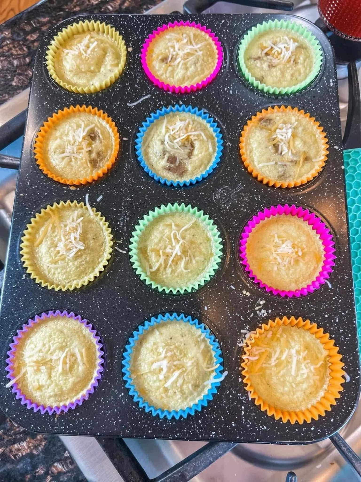 Love this muffin tin and silicone cups for easy clean up on Starbucks Copycat egg bites!! 

Comment “RECIPE” for recipe or head to CrazyBusyMama.com for full recipe and video  

#LTKFindsUnder50 #LTKOver40 #LTKHome