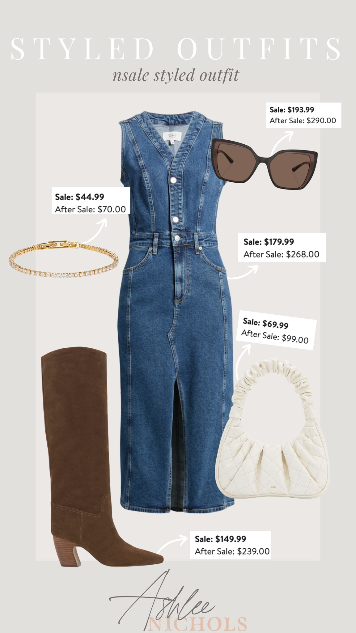 Nsale styled outfit!! Obsessed with this denim dress for the fall!! Everything is part of the sale!

Nsale, Nordstrom sale, on sale, denim dress, summer style

#LTKSaleAlert #LTKFindsUnder100 #LTKxNSale