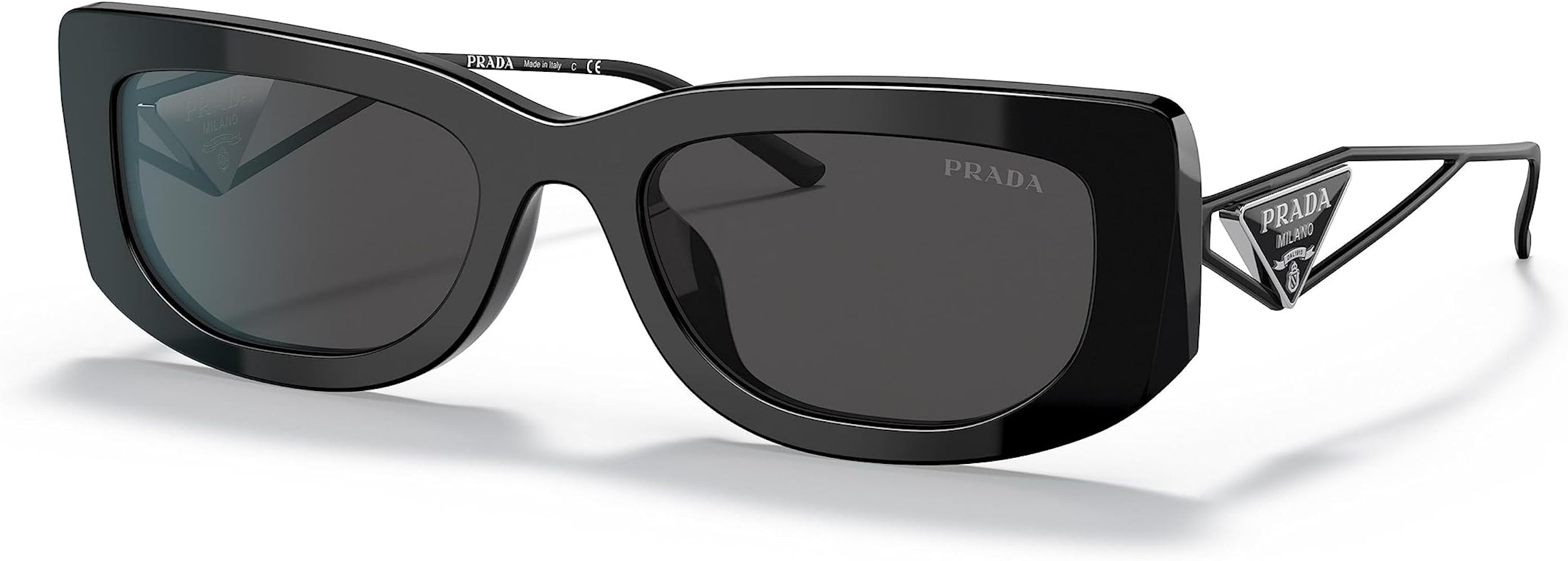 Prada PR 14YS Black/Dark Grey One Size | Amazon (US)