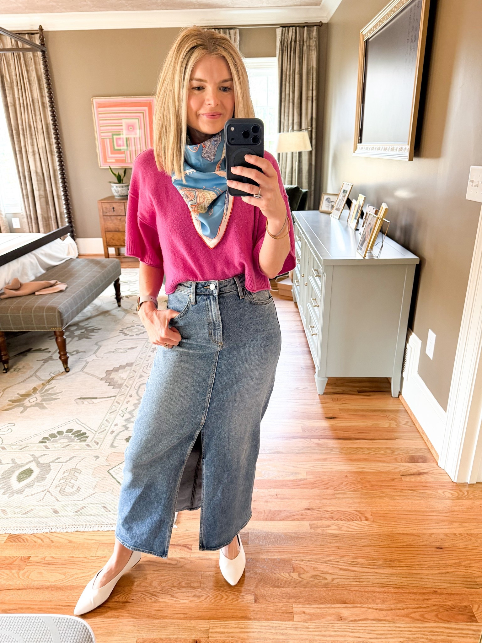 If adding a scarf makes it an era… I’m fully committed. 

#LTKgrwm #LTKdayinmylife #LTKootd