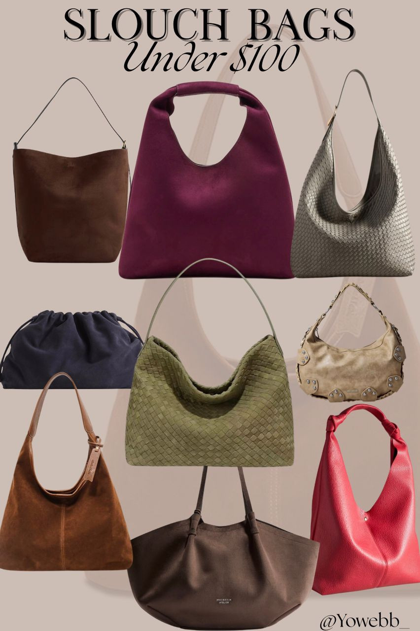 Fall Trends: Slouch Bags Under $100.
#LTKStyle 

 #LTKSeasonal #LTKFindsUnder100 #LTKItBag