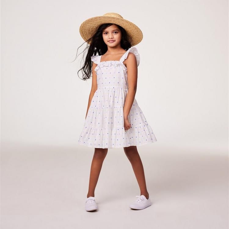 Ruffle Trim Swiss Dot Sundress | Janie and Jack