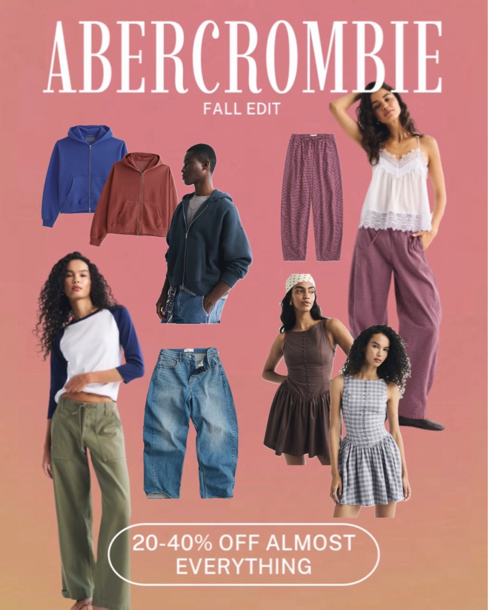 20-40% off everything from @abercrombie now until labor day! % already applied at check out! use code LONGWEEKEND for an extra 15% off!! linking a ton of my favorites ◡̈ 

the high rise barrel jeans are to die for! i do my TTS and then i get a short to show some ankle (i am 5’4 and the regular is usually perfect on me) 

i do a medium regular in the cropped zip up!

#LTKdayinmylife #LTKootd #LTKgrwm