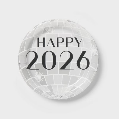 20ct New Year's Eve Disco Snack Plates - Spritz™ | Target