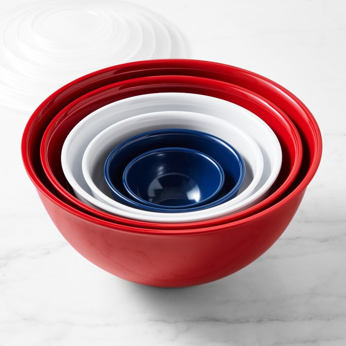 Red, White & Blue Melamine Mixing Bowls, Set of 6 | Williams-Sonoma
