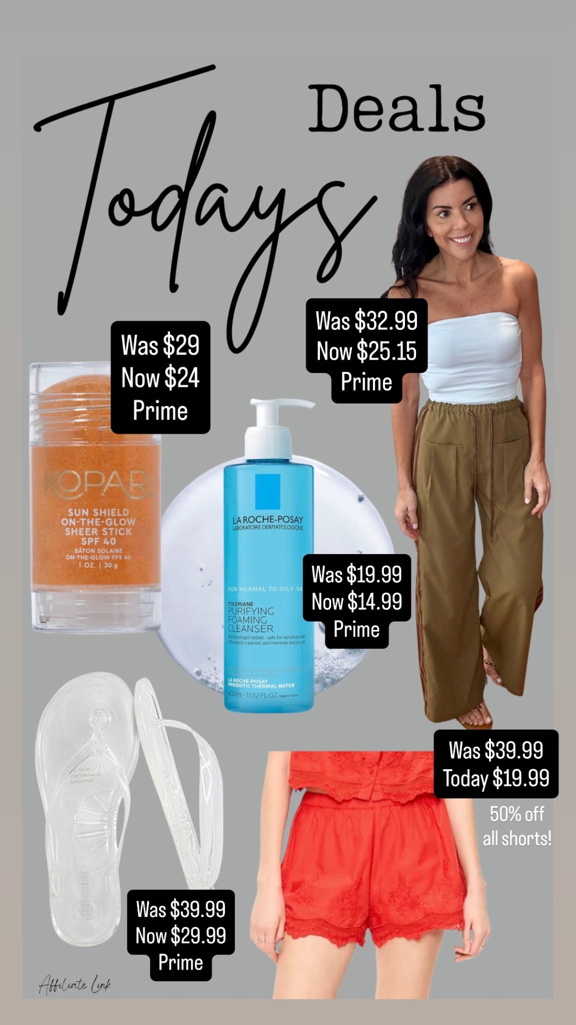 Today’s deals
Spring outfit
Summer outfit
Amazon prime beauty sale
Jellies
Sandals
Sunscreen
50% off shorts

#LTKdayinmylife #LTKSeasonal #LTKSaleAlert