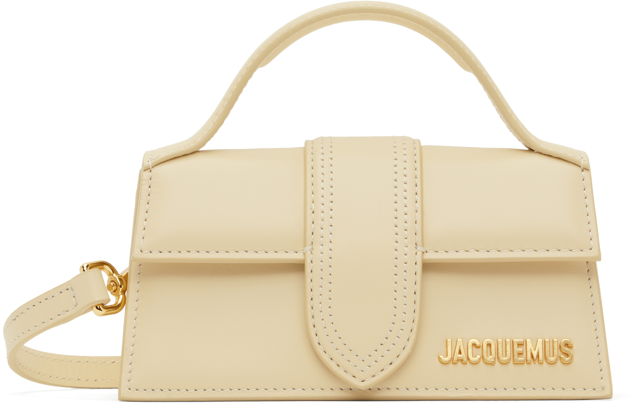 JACQUEMUS Beige 'The Bambino' Bag | SSENSE