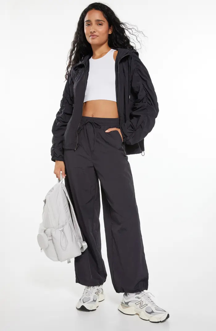 Zella Travel Lite Ruched Jacket | Nordstrom | Nordstrom