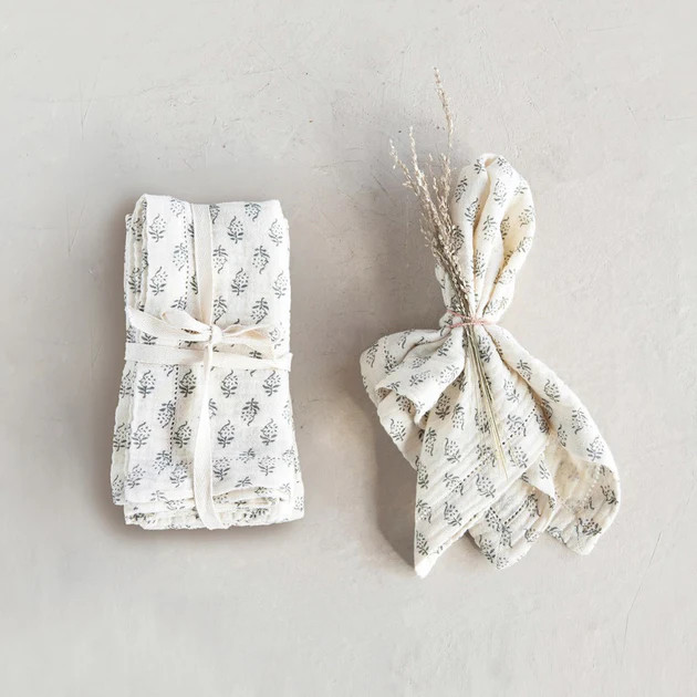 Fleur Table Napkins | Pepper + Vetiver