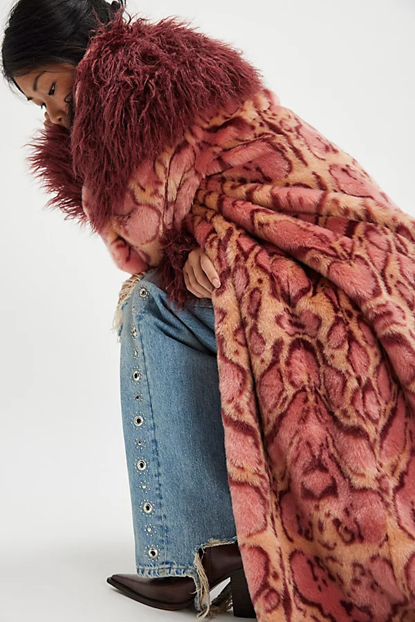 Unreal Fur Cuvée Rose Coat | Free People (Global - UK&FR Excluded)
