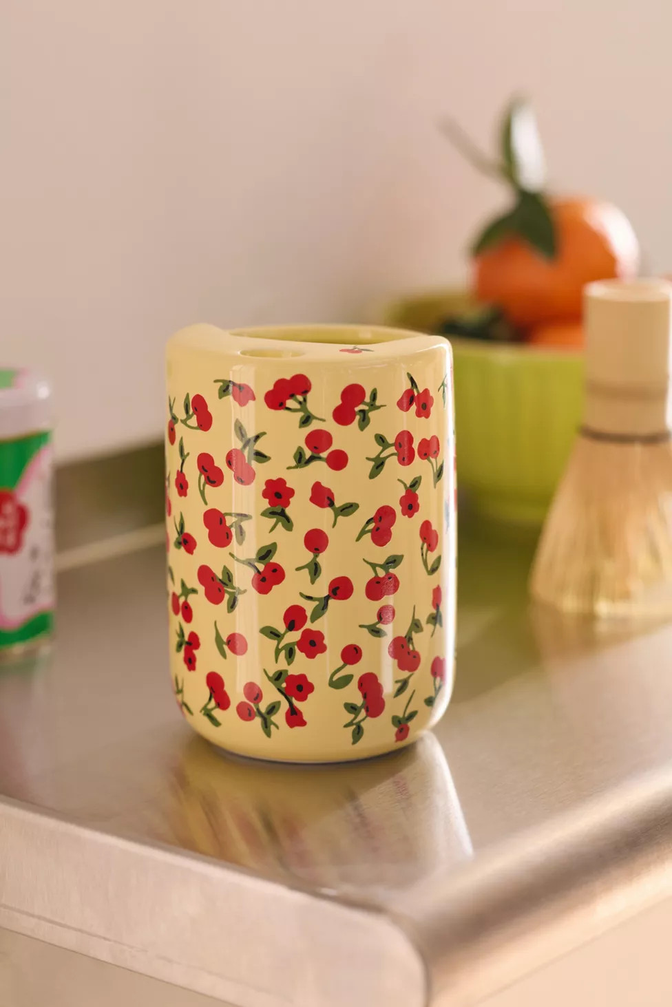 Patterned Matcha Ceramic Sipper | Urban Outfitters (US and RoW)