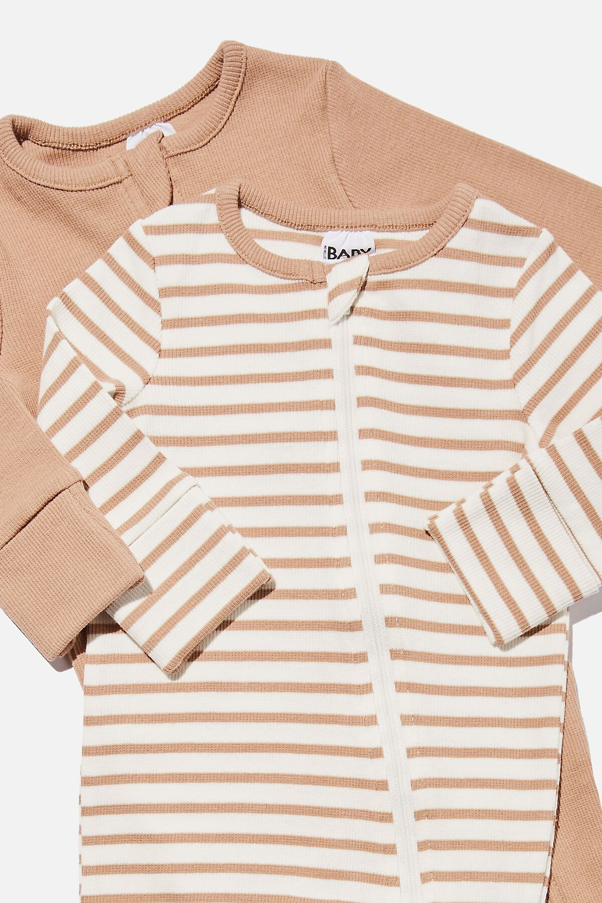 2 Pack Essentials Zip Romper Usa | Cotton On (US)