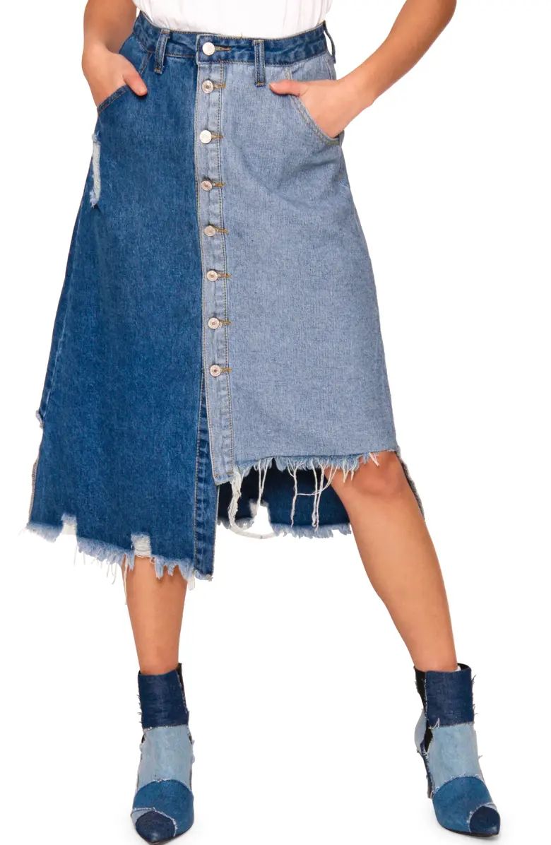 Adda Pieced Denim Skirt | Nordstrom