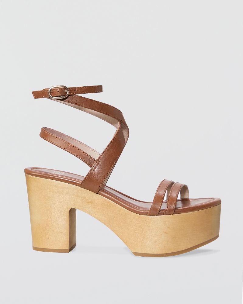 Rory Clog Sandal - Clay Leather | Paige