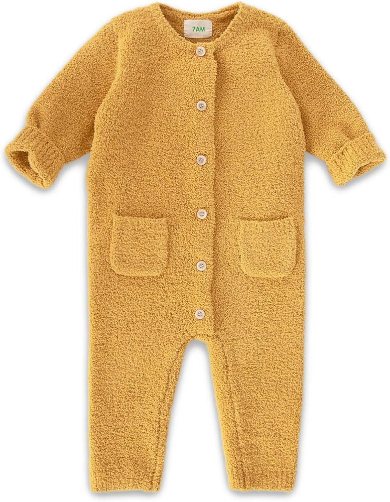 7AM Infant Romper Long Sleeve - Toddler Romper Jumpsuits for Baby Boy & Girl, Round Neck One Piec... | Amazon (US)