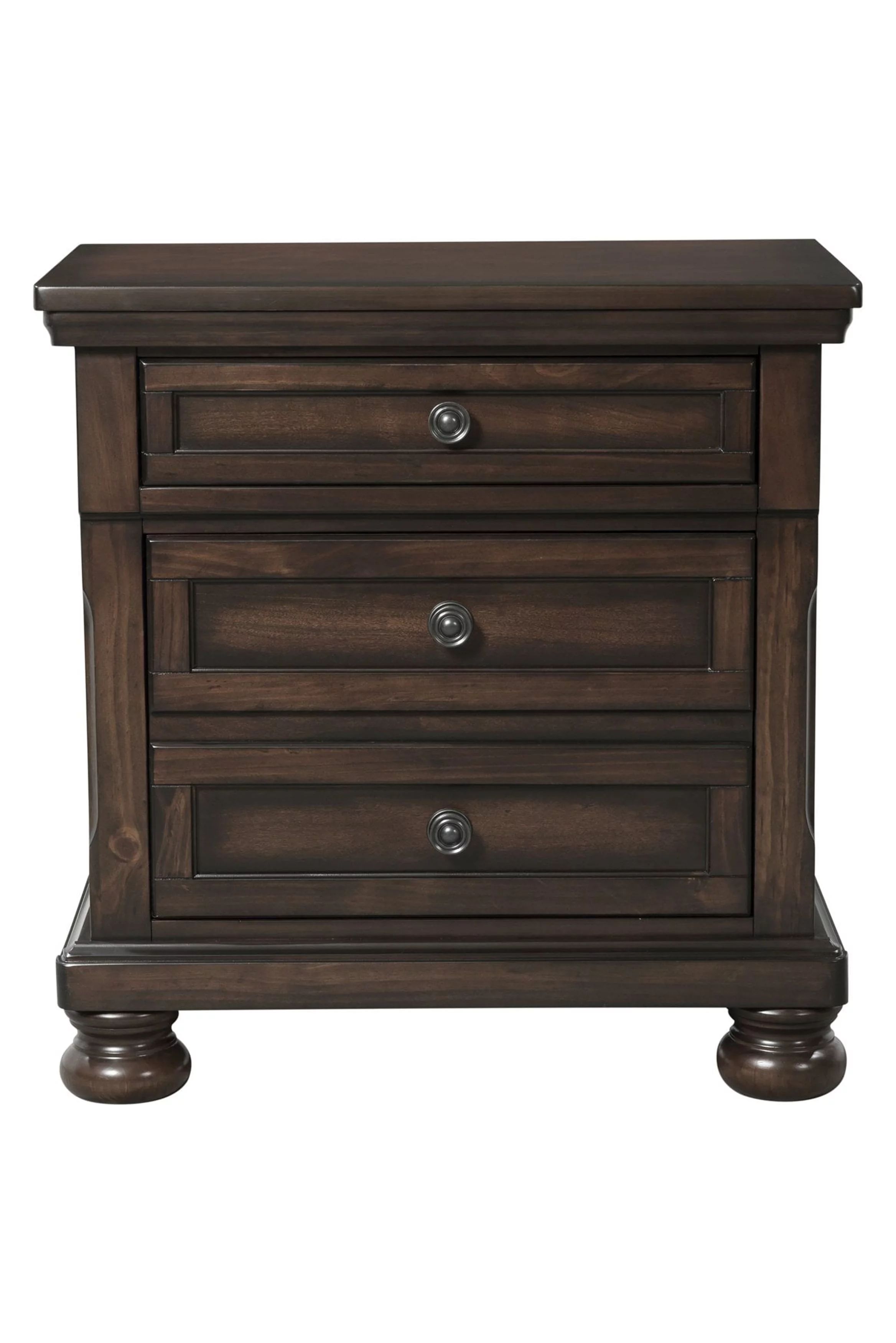 Picket House Furnishings Kingsley Nightstand w/ USB Walnut | Walmart (US)