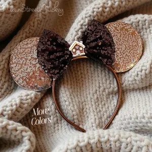 Minnie Mouse Gingerbread House Christmas Ears, Disney Ears for Adults and Kids, Minnie Ear Ginger... | Etsy (Global)